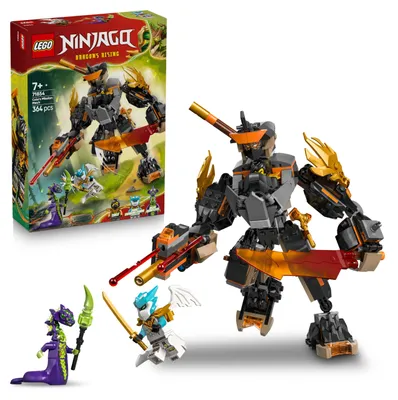 Zdjęcie produktu dla LEGO NINJAGO Mech specjalny Cole’a i Zane w smoczej zbroi, Zestaw do budowania, 7 lat(a), Plastik, 364 szt., 439 g