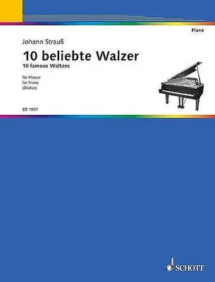 Produktbild von 10 beliebte Walzerfür Klavier