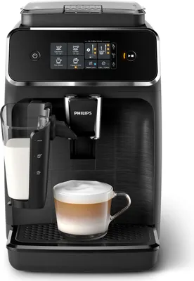 Productafbeelding van Automatic Espresso Grinder Coffee Machine - PHILIPS - EP2230/10 - LatteGo - 275g of coffee - 1.8L - Matte black