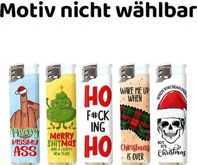 Produktbild von Wild Fire Anti-Weihnachts Feuerzeug mit Softflame, Design zufällig
