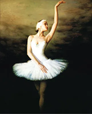 Immagine prodotto di Quadro con cornice Quadri per dipingere - Giovane ballerina 40x50 cm