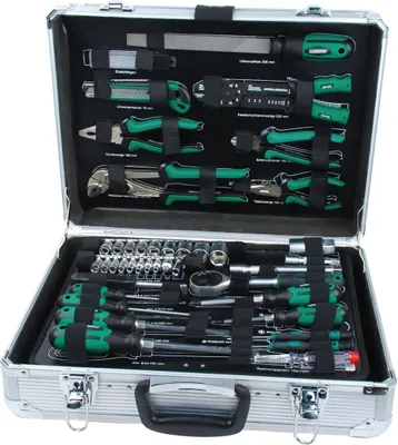 Produktbild von Brüder Mannesmann M29075 Alu- Werkzeugkoffer 108-tlg.