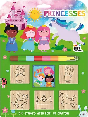 Produktbild von Stempelset 5 + 1 mit Wachsstempel "Prinzessin"