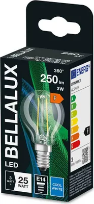 Image de Ampoule Led Sphère E14 3w Froid éclairage Led Froid économique E14 - Bellalux