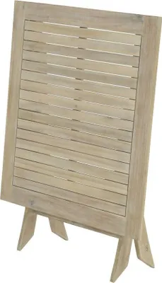 Productafbeelding van Kent Klapptisch 90x90xH72 Akazie weiß lasiert Garden Impressions