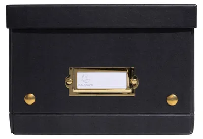 Produktbild von Aufbewahrungstbox flach A5+ schwarz