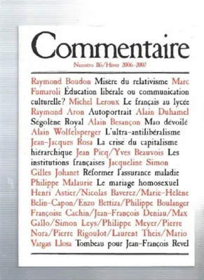 Image de Commentaire, N° 116, Hiver 2006 :