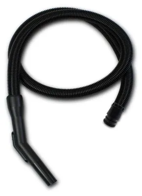 Schlauch mit Handgriff, 1,9 m + 0,33 m, schwarz, Aluminium