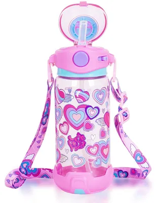 Image de Biberon pour enfant avec paille, 650 ml, sans BPA et anti-fuite
