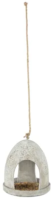 Image de Esschert Design Aged Resin Mangeoire ronde ; FB411 ; 19,0x19,0x21,9 cm