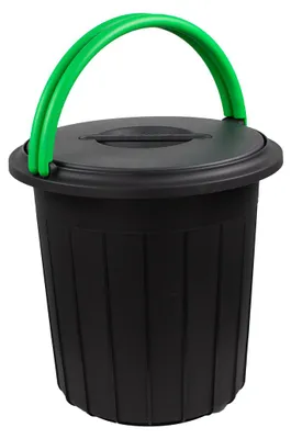 Produktbild von Eco Solution – Afvalemmer Met Deksel 25l – Grün