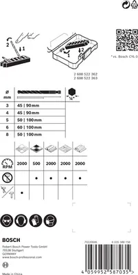 Produktbild von EXPERT HEX-9 Multi Construction Pick & Click Set, 3-8 mm