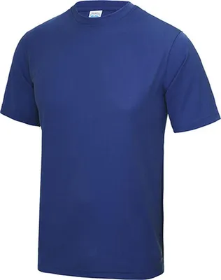 Immagine prodotto di Just Cool JC001 | Cool T-Shirt +WRAP certified +UV sun protection 30 - Colore: Royal Blue - Taglia: M