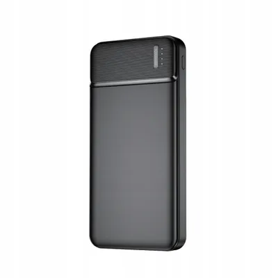 Obrázok produktu pre Maxlife Powerbank 10000 mAh, čierna, 2x USB, Li-Polymer batéria + kábel Micro-USB, vhodná na cestovanie
