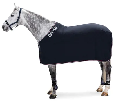 Produktbild von Eskadron Abschwitzdecke Fleece Contrast Basics Nightblue XL