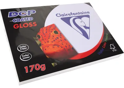 Produktbild von Laser- /Inkjetpapier DCP gestrichen Gloss A3 420x297mm 170g/qm weiß VE=250 Blatt