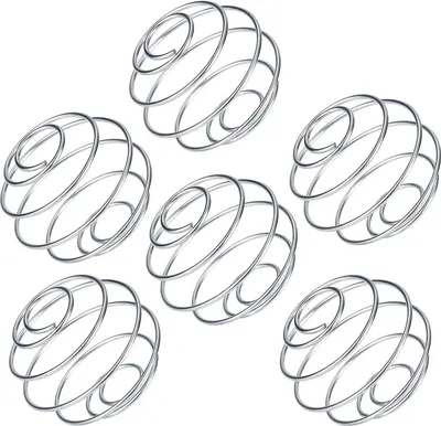 Image de Boule de shaker en acier inoxydable, boule de mélange de protéines, mélangeur de bouteille, set de 6 pièces