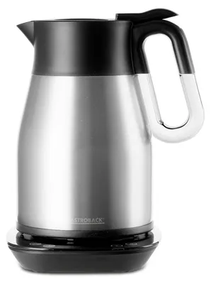 Zdjęcie produktu dla Gastroback Design Advanced Thermo, 1,7 l, 2200 W, Czarny, Stal nierdzewna, Stal nierdzewna, Regulowany termostat, Wskaźnik poziomu wody