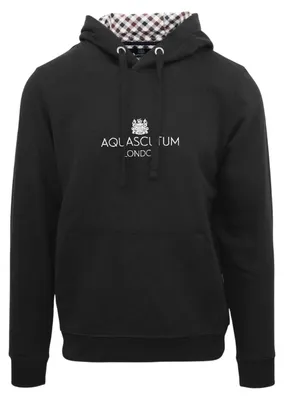 Produktbild von Aquascutum - Kapuzenpullover für Herren GT23115 (M) (Schwarz)