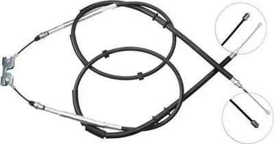 Produktbild von A.B.S. Handbremsseil Seilzug Feststellbremse für OPEL Corsa D Schrägheck (S07) K10015
