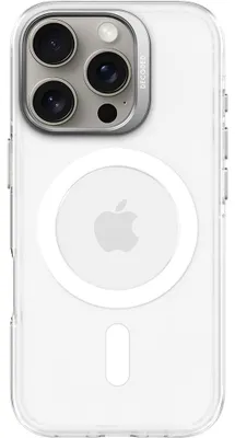 Obrázok produktu pre Decoded Clear Case, Ochranný obal, Apple, iPhone 16 Pro, 16 cm (6.3"), Priehľadná, Biela