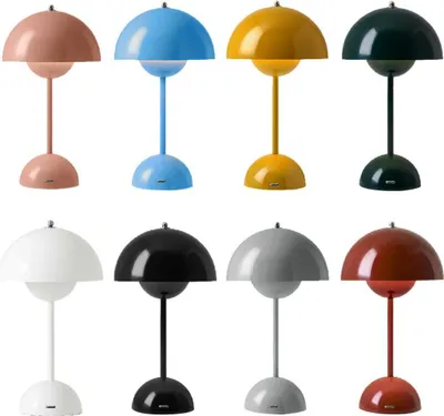 Produktbild von Kabellos Nachttischlampen,LED Tischlampe,Touch Dimmbare kuppelförmige Tischleuchte,3 Lichtfarben Pilzlampe,Schreibtischlampe,Dekotischlampe,Grün