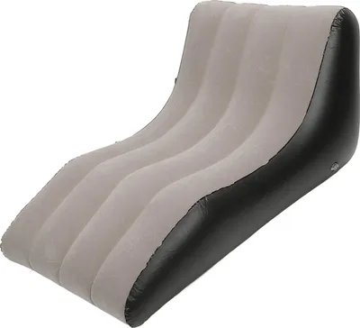 Produktbild von Aufblasbarer Sofa-Sessel PVC-beflockter aufblasbarer Sessel Aufblasbare Couch für Wohnzimmer Campingausflüge Reisen Braun