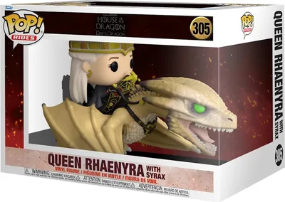 Produktbild von House Of The Dragon - Queen Rhaenyra With Syrax 305  - Funko Pop! Rides
