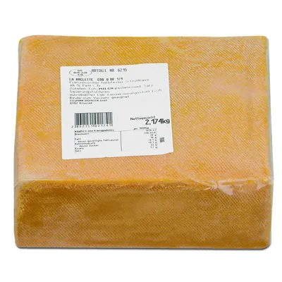 Produktbild von Hymor Raclette-Käse 4x ca. 2kg französischer halbfester Schnitt-Käse Coq D´or