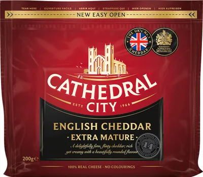 Obrázek produktu pro Cathedral City Extra Mature Cheddar - Aromatyczny ser cheddar, dojrzewający 200g
