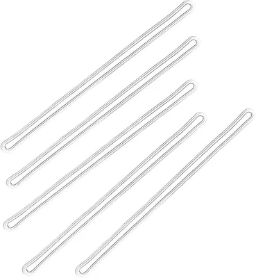 Productafbeelding van Transparante bagagelabels van kunststof, 100 stuks, 15,2 cm