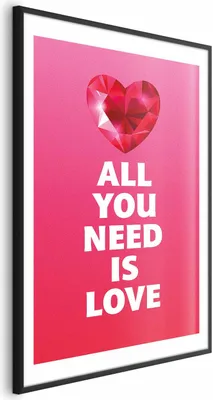 Produktbild von Posterpapier Poster - Spectacular Heart 60x90 cm Text m-A-0901-ao-a