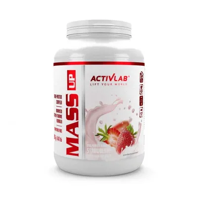 Immagine prodotto di Activlab Mass Up 2000g Carboidrati Creatina Taurina - Fragola