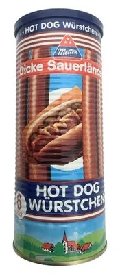 Produktbild von Metten Dicke Sauerländer Hot Dogs (6x6x50g) 1.800g