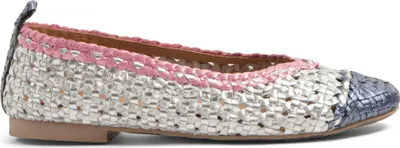 Produktbild von Lazamani Brisa Damen Leder-Ballerinas Silver Größe 41