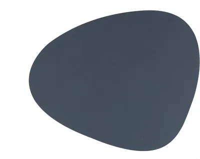 Produktbild von LIND DNA NUPO Tischset Curve L dark blue 37 x 44 cm