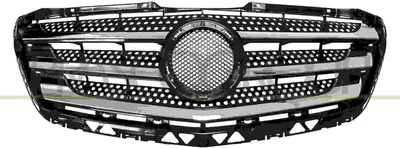 Produktbild von PRASCO ME9212011 Kühlergrill Frontgrill passend für MERCEDES-BENZ SPRINTER 3,5-t Kasten (906) Schwarz