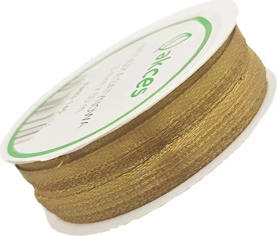 Produktbild von Goldfarbenes Satinband - 3mm x 45m