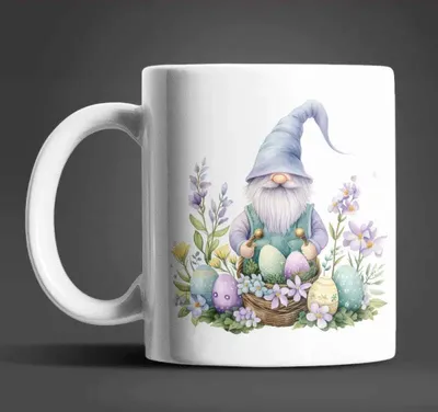 Produktbild von Gnom Ostern Ostereier Keramik Kaffeetasse Teetasse Tasse Geschenkidee