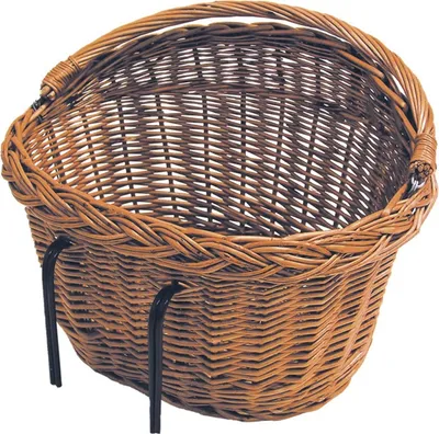 Produktbild von Basil Weiden-Korb Detroit 39x27x22cm, Haken vorn/hinten, natur