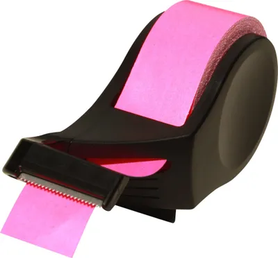 Produktbild von RNK Haftnotizrollen, 19mmx10 m, im Abroller, neonpink