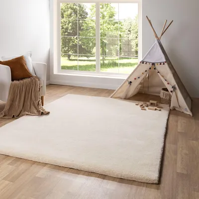 Produktbild von Berber Teppich natur aus 100% Schurwolle Royal Kenitra 20/20 double Wollweiss, Größe: 170x240 cm