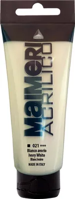 Produktbild von Maimeri Acrilico Acrylfarbe Ivory White 021 75 ml 1 stk