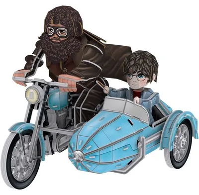 Produktbild von 3D Puzzle Hagrid's Motorrad Harry Potter, 192 Teile, EXPLORA, Ab 8 Jahren
