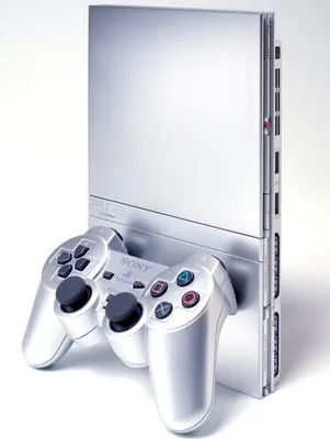 Obrázek produktu pro Sony PlayStation 2, PlayStation 2, Stříbrná, DVD, 10,100 Mbit/s, 35 W, 120 V