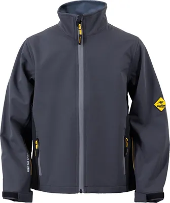 Produktbild von Roadsign RS Kinder Softshelljacke anthrazit/gelb Gr. 128