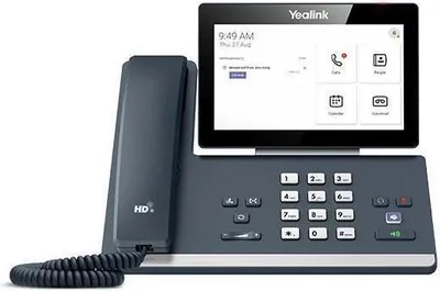 Productafbeelding van Yealink MP58, Microsoft Teams-versie, IP-telefoon, grijs, headset met kabel, bureau, Android, Microsoft Teams