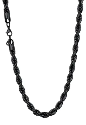 Immagine prodotto di Solidchoice - Collana a treccia per uomo e donna, disponibile in argento, nero e oro