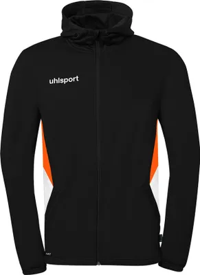 Produktbild von Uhlsport Equipe 29 Multi Hood Jacke - schwarz/weiß/fluo orange, Größe:S