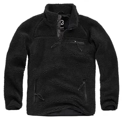 Zdjęcie produktu dla Brandit - Teddyfleece Troyer Sweater schwarz - M